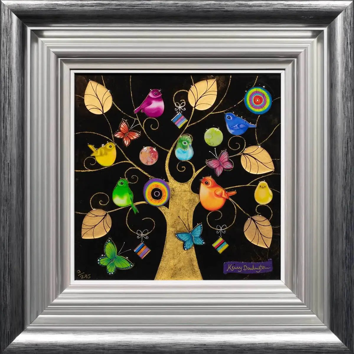 Midnight Gold - Edition by artist Kerry Darlington - Wyecliffe Galleries