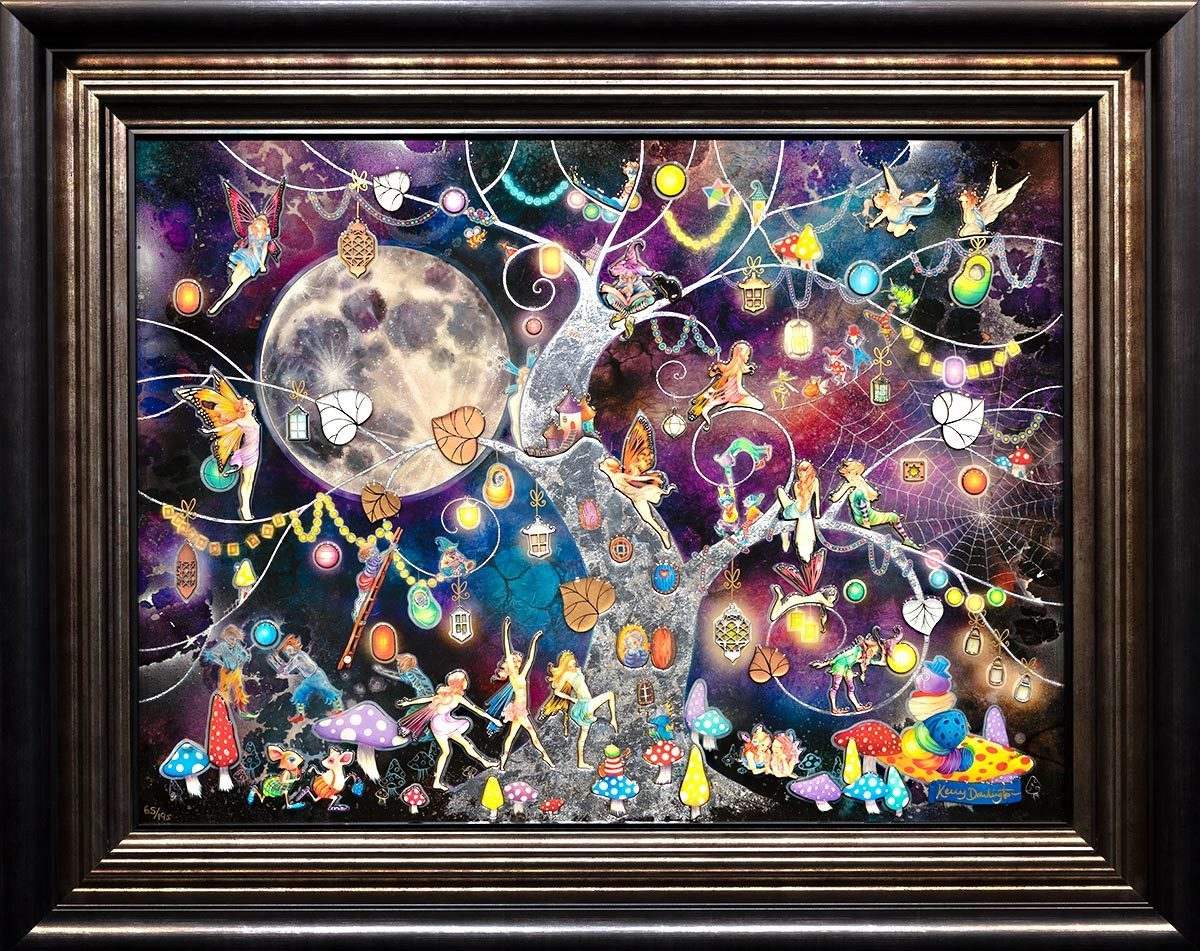 Moon Song - Edition - SOLD by artist Kerry Darlington - Wyecliffe Galleries