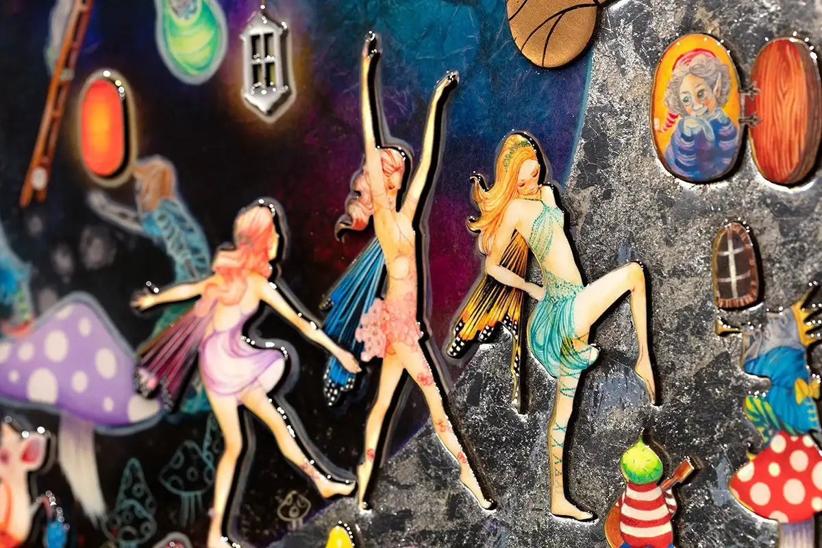 Moon Song - Edition - SOLD by artist Kerry Darlington - Wyecliffe Galleries