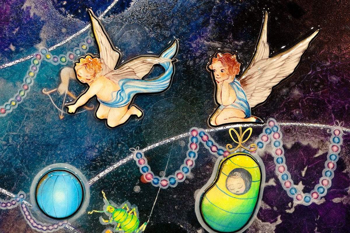 Moon Song - Edition - SOLD by artist Kerry Darlington - Wyecliffe Galleries