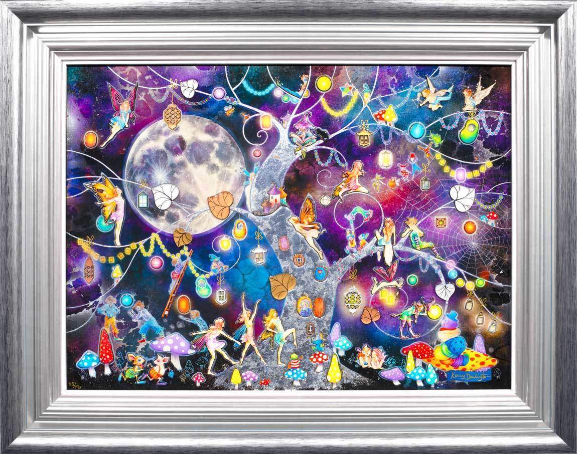 Moon Song - Edition - SOLD by artist Kerry Darlington - Wyecliffe Galleries