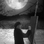 Moon Song - Edition - SOLD by artist Kerry Darlington - Wyecliffe Galleries