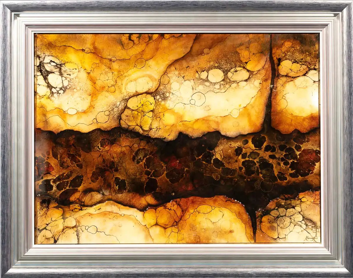 Moon Valley - Unique Edition by artist Kerry Darlington - Wyecliffe Galleries