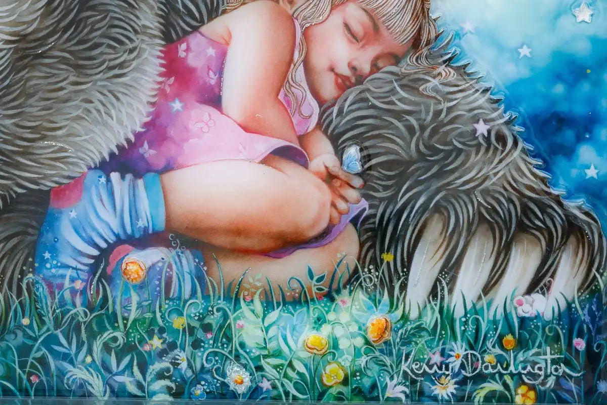 MoonBear - Edition by artist Kerry Darlington - Wyecliffe Galleries