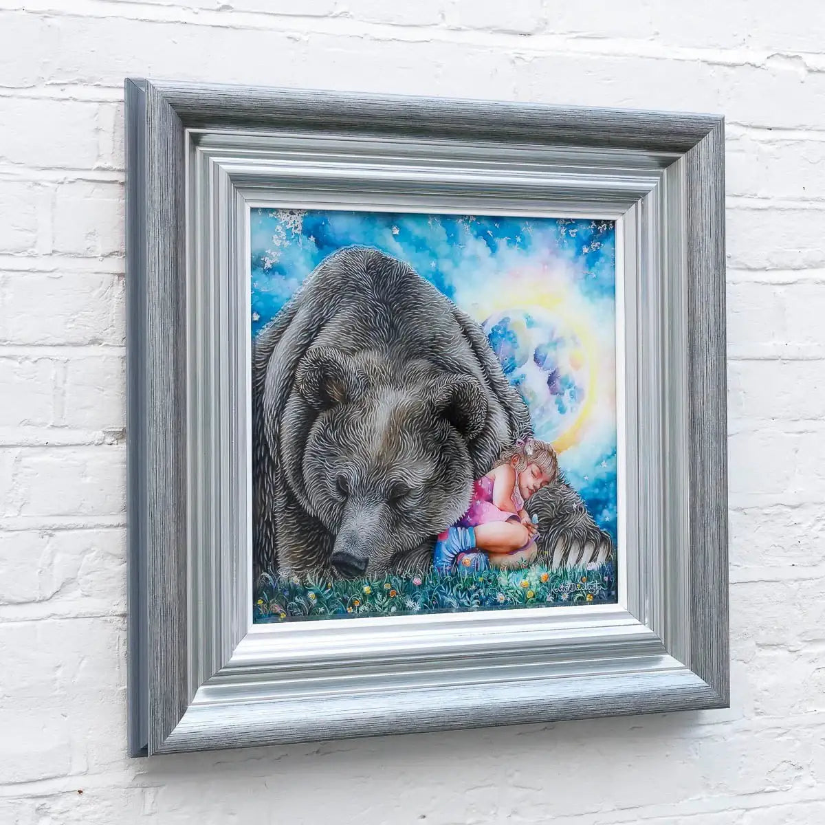 MoonBear - Edition by artist Kerry Darlington - Wyecliffe Galleries