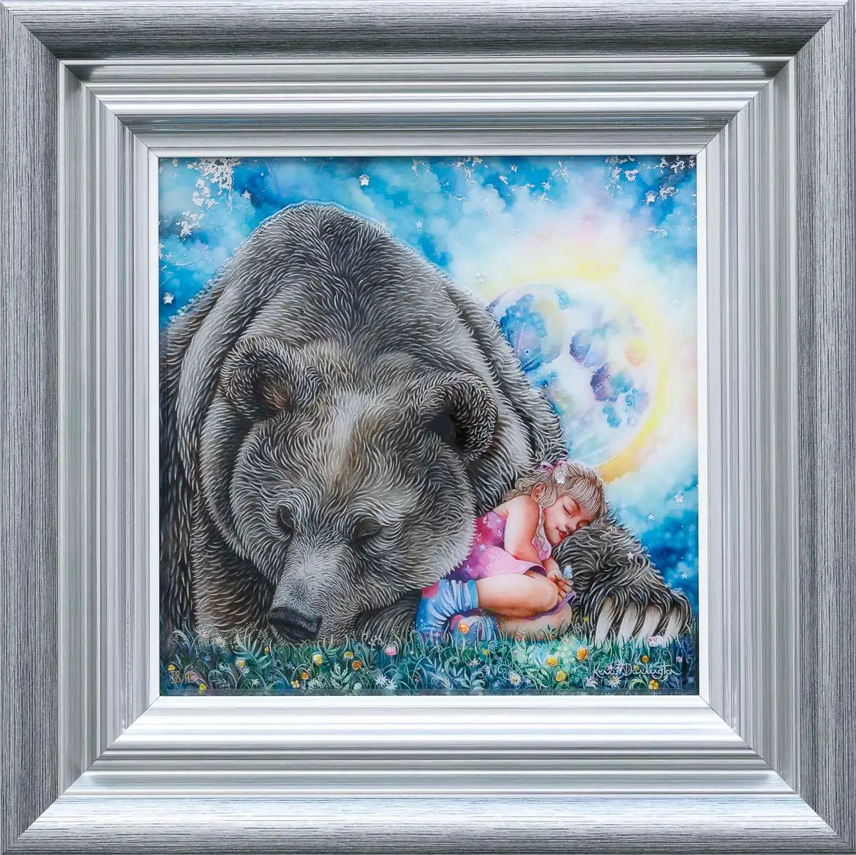 MoonBear - Edition by artist Kerry Darlington - Wyecliffe Galleries