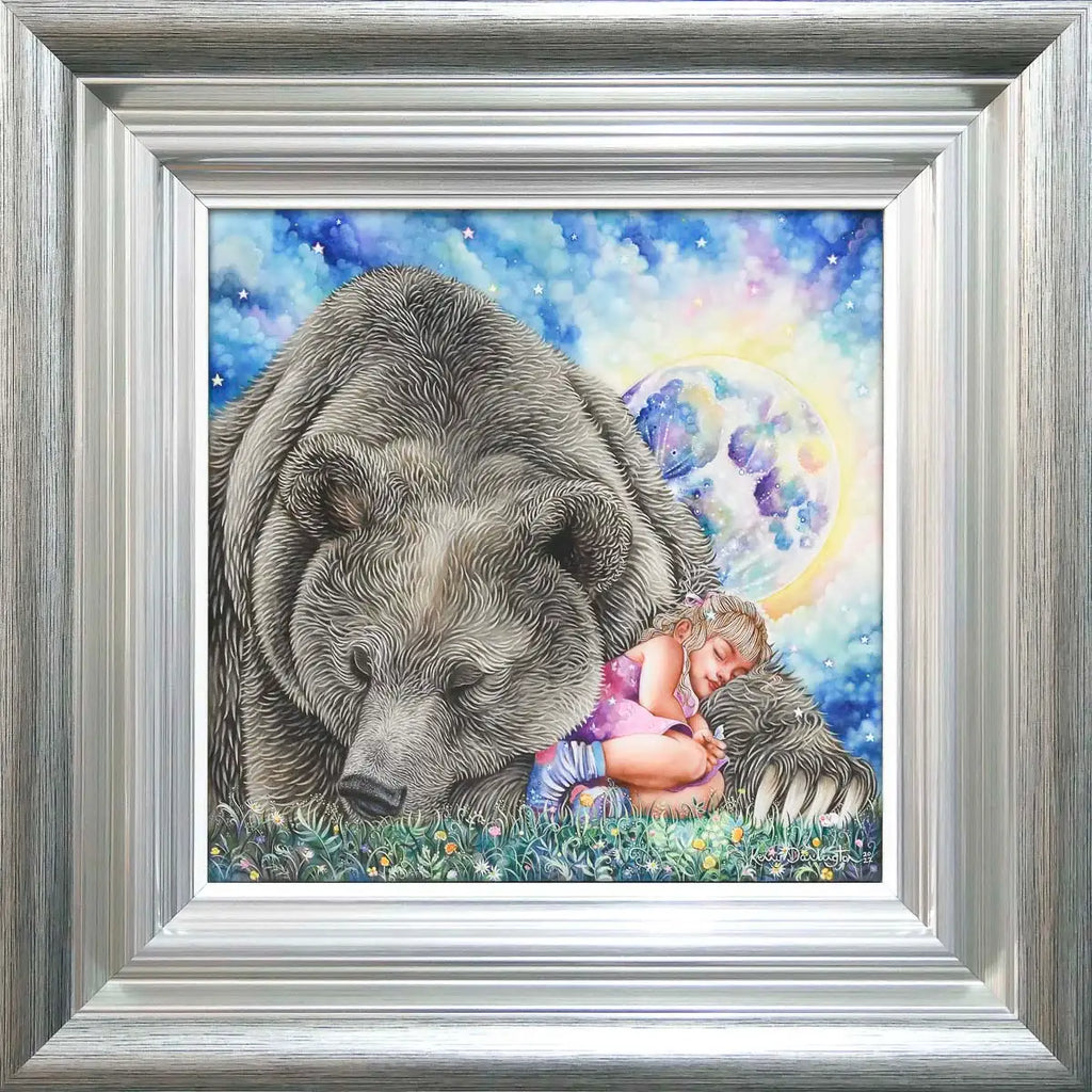 MoonBear - Original - SOLD by artist Kerry Darlington - Wyecliffe Galleries