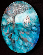 Moonlight Glosses - Original - SOLD by artist Kerry Darlington - Wyecliffe Galleries