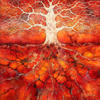 Moonlight Sanctuary - ORIGINAL - SOLD by artist Kerry Darlington - Wyecliffe Galleries