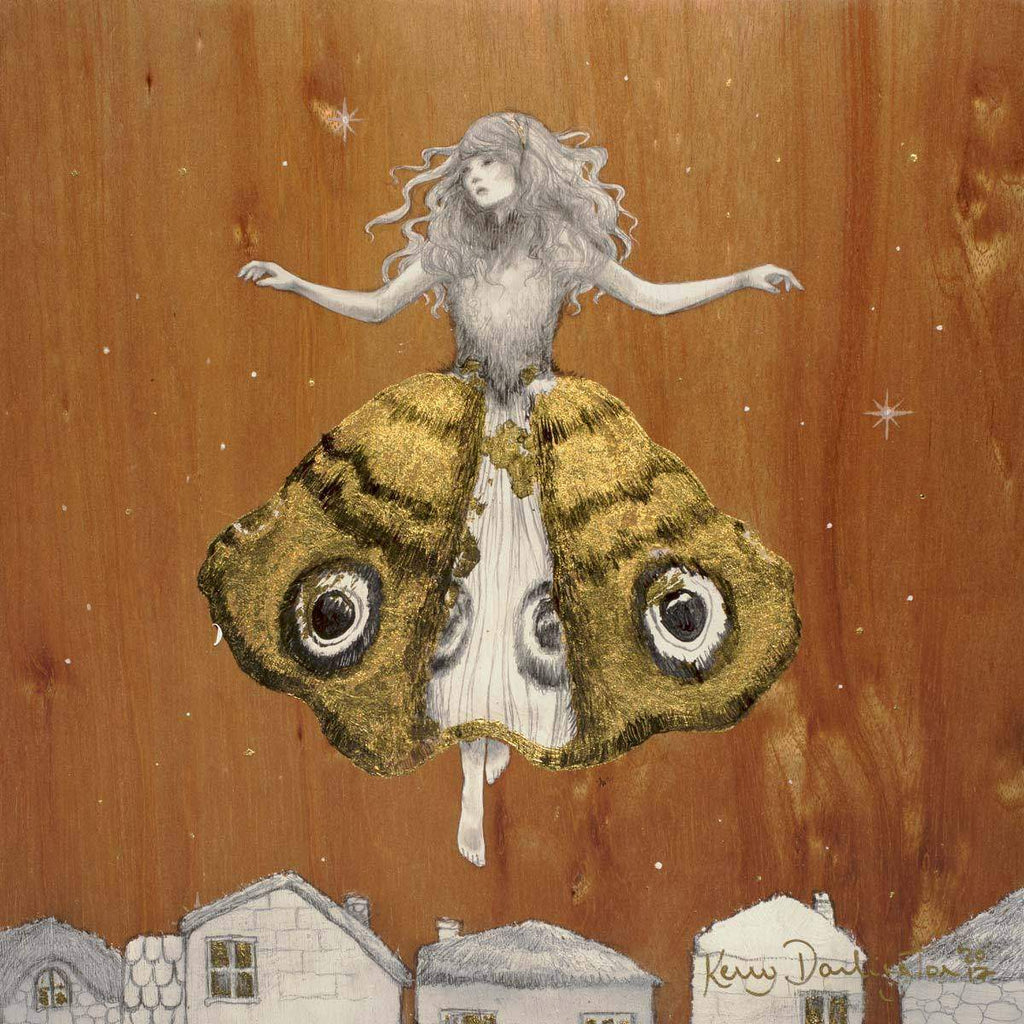 Moth Princess - SOLD by artist Kerry Darlington - Wyecliffe Galleries