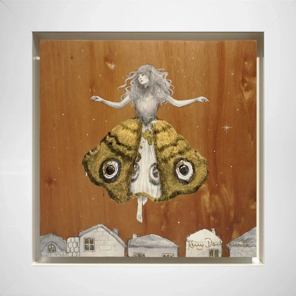 Moth Princess - SOLD by artist Kerry Darlington - Wyecliffe Galleries
