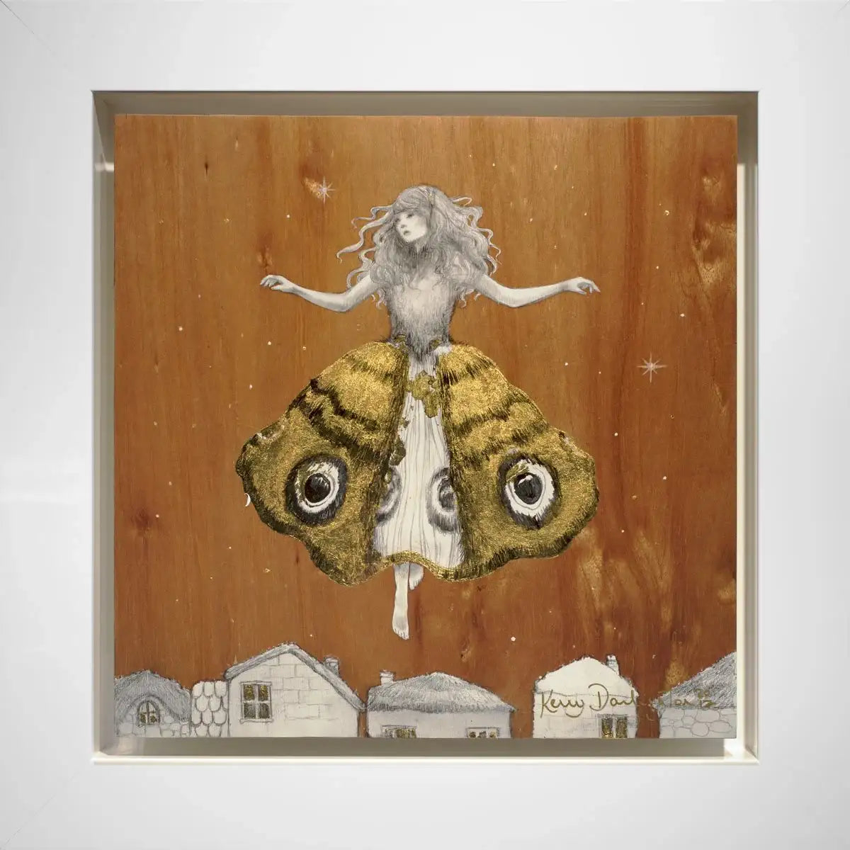 Moth Princess - SOLD by artist Kerry Darlington - Wyecliffe Galleries