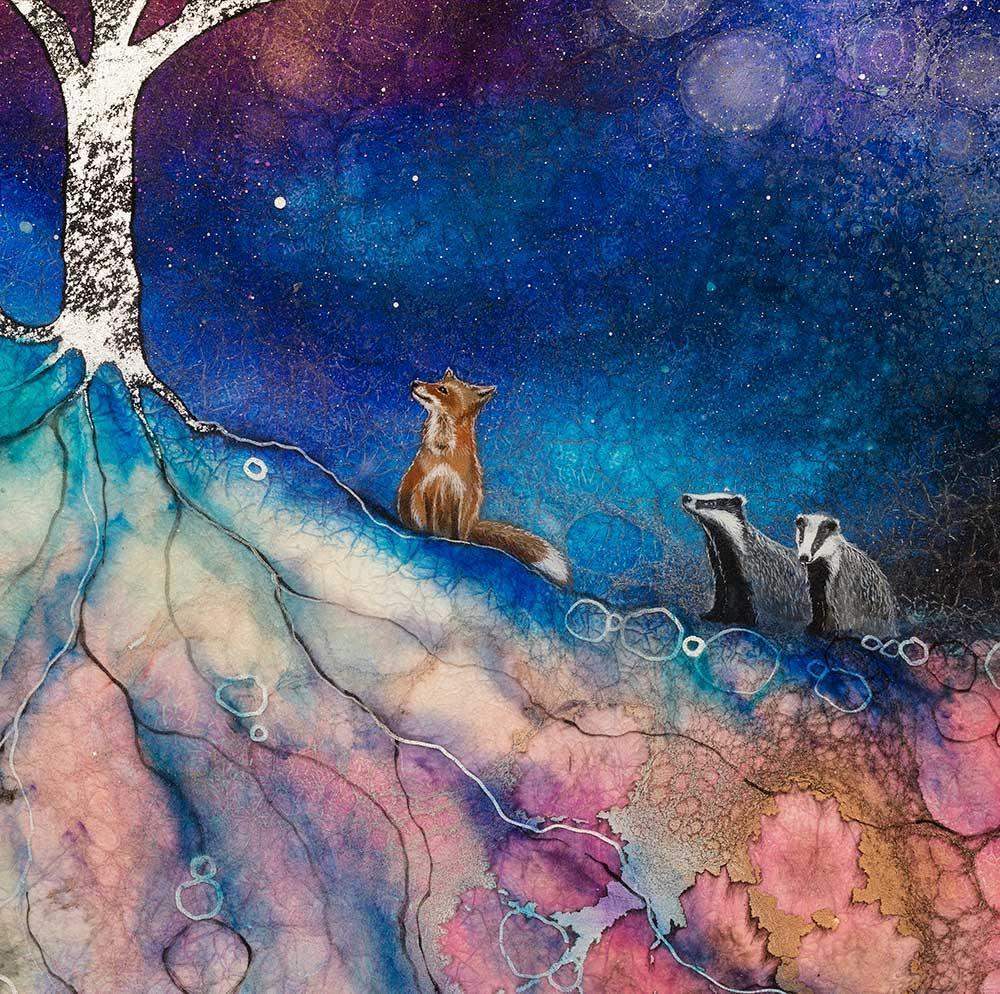 Moving Infinity - Original - SOLD by artist Kerry Darlington - Wyecliffe Galleries