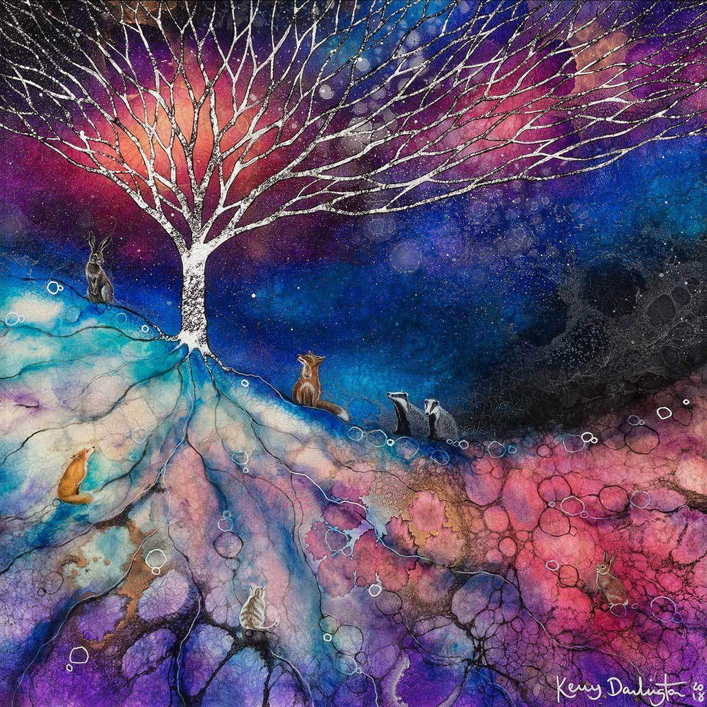 Moving Infinity - Original - SOLD by artist Kerry Darlington - Wyecliffe Galleries