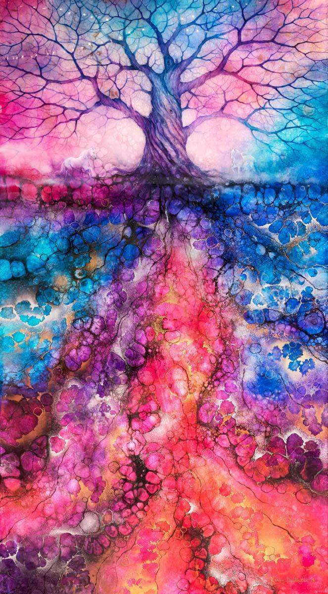 Mystic Legend - Original - SOLD by artist Kerry Darlington - Wyecliffe Galleries