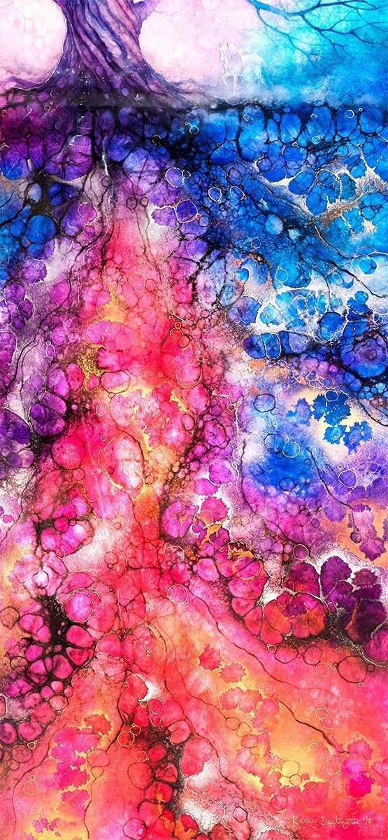 Mystic Legend - Original - SOLD by artist Kerry Darlington - Wyecliffe Galleries