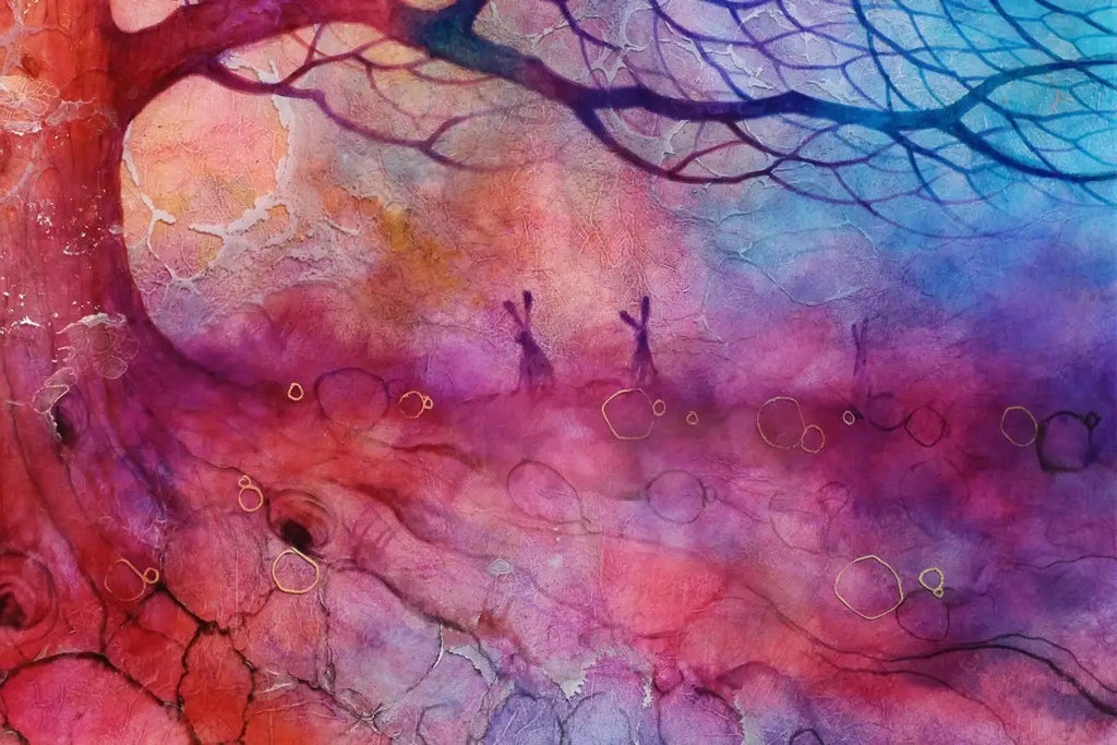 Nemeton - ORIGINAL - SOLD by artist Kerry Darlington - Wyecliffe Galleries