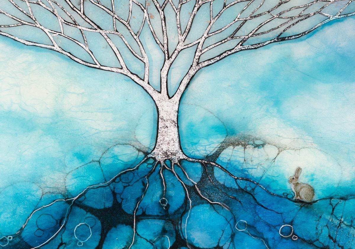 Never Ending - Original - SOLD by artist Kerry Darlington - Wyecliffe Galleries