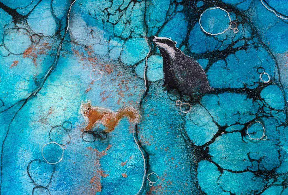 Never Ending - Original - SOLD by artist Kerry Darlington - Wyecliffe Galleries