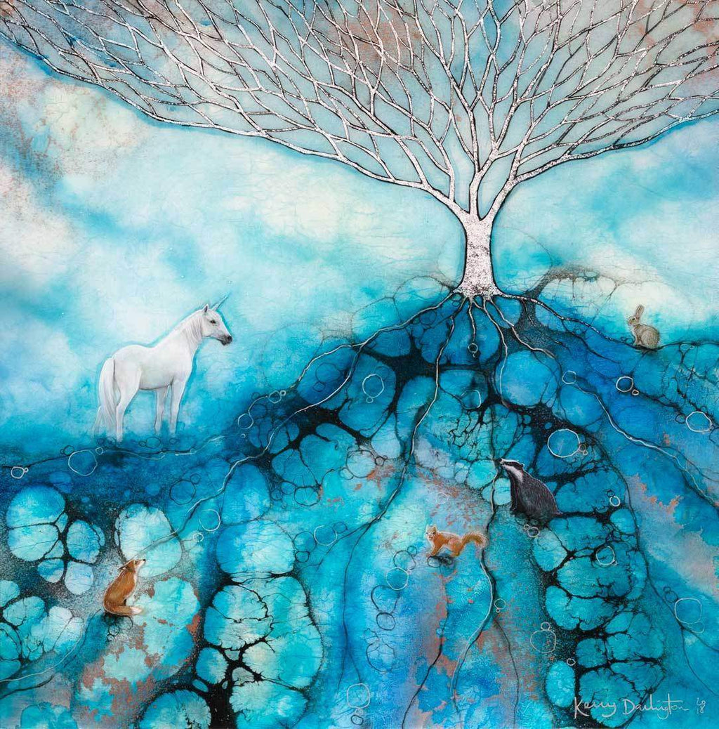 Never Ending - Original - SOLD by artist Kerry Darlington - Wyecliffe Galleries