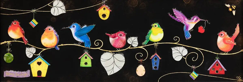 Night Song - Edition - SOLD by artist Kerry Darlington - Wyecliffe Galleries