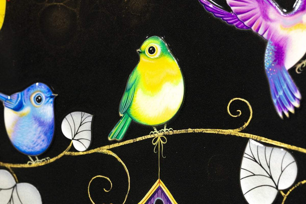 Night Song - Original by artist Kerry Darlington - Wyecliffe Galleries