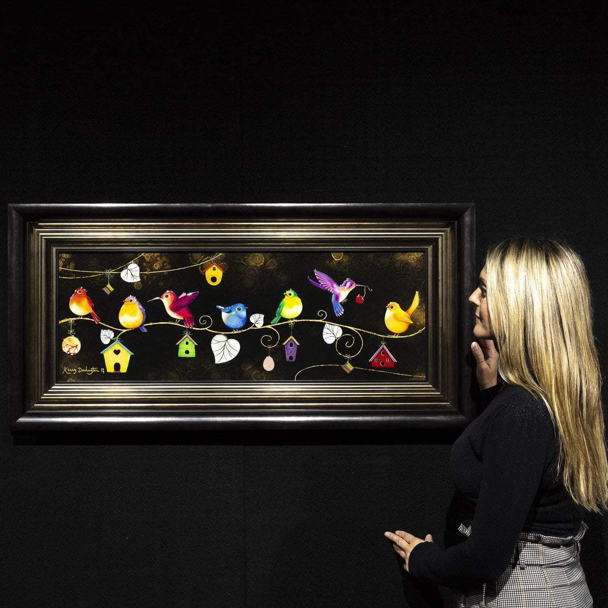 Night Song - Original by artist Kerry Darlington - Wyecliffe Galleries