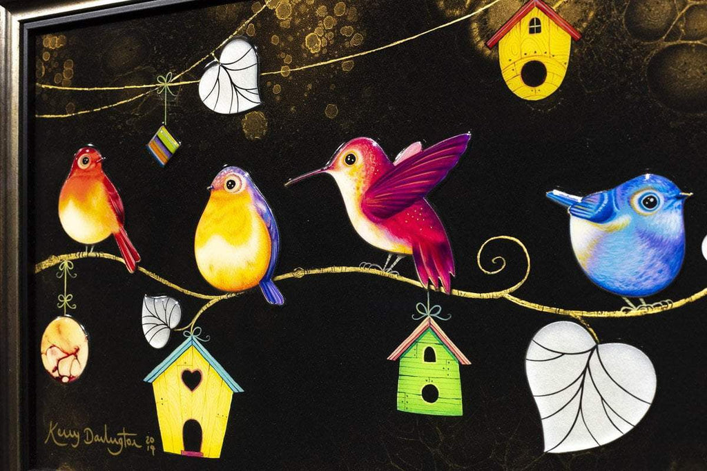 Night Song - Original by artist Kerry Darlington - Wyecliffe Galleries