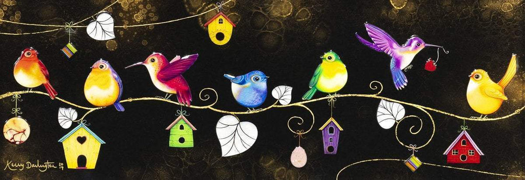 Night Song - Original by artist Kerry Darlington - Wyecliffe Galleries