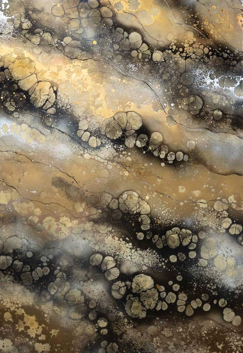 Nii-Jima II - Original - SOLD by artist Kerry Darlington - Wyecliffe Galleries