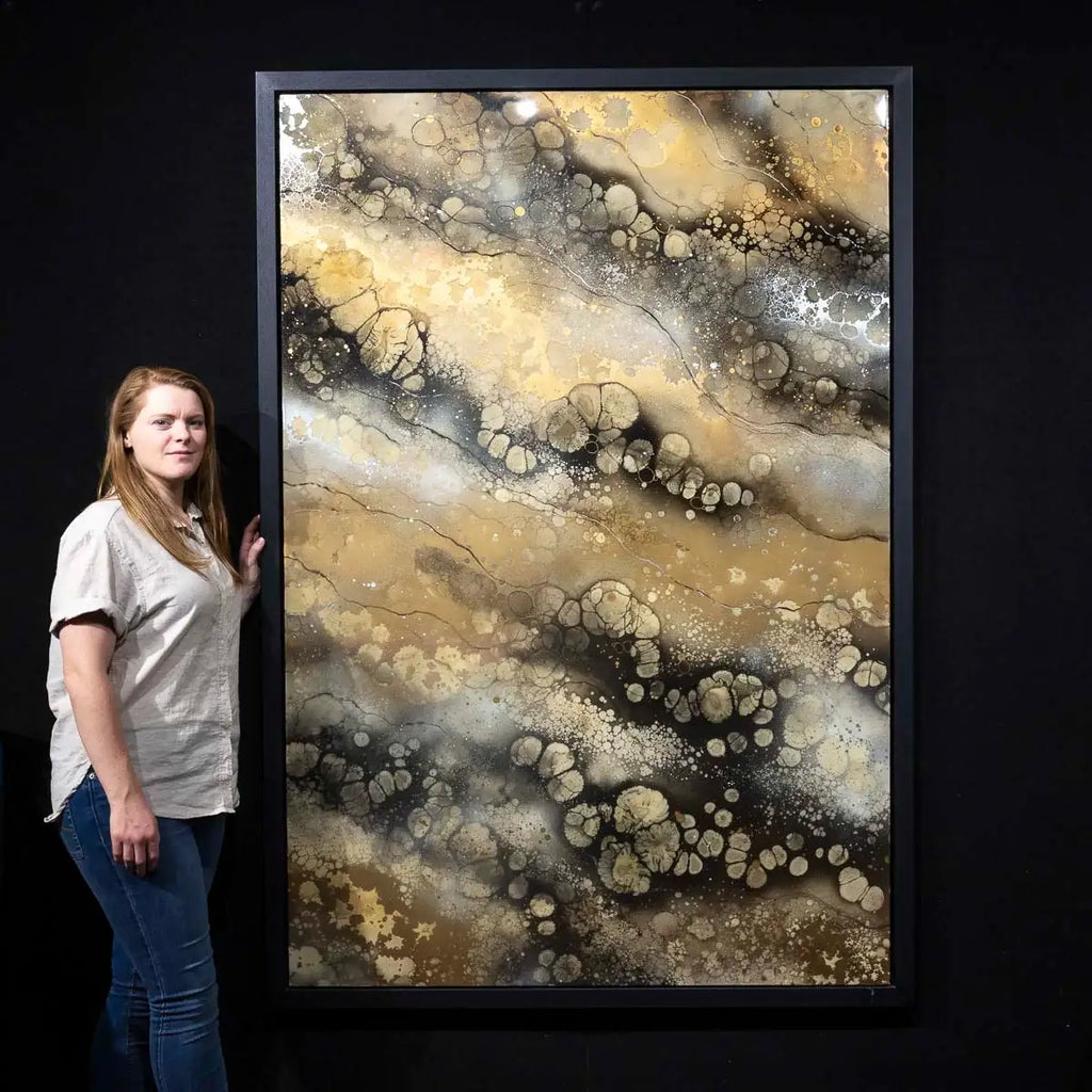 Nii-Jima II - Original - SOLD by artist Kerry Darlington - Wyecliffe Galleries