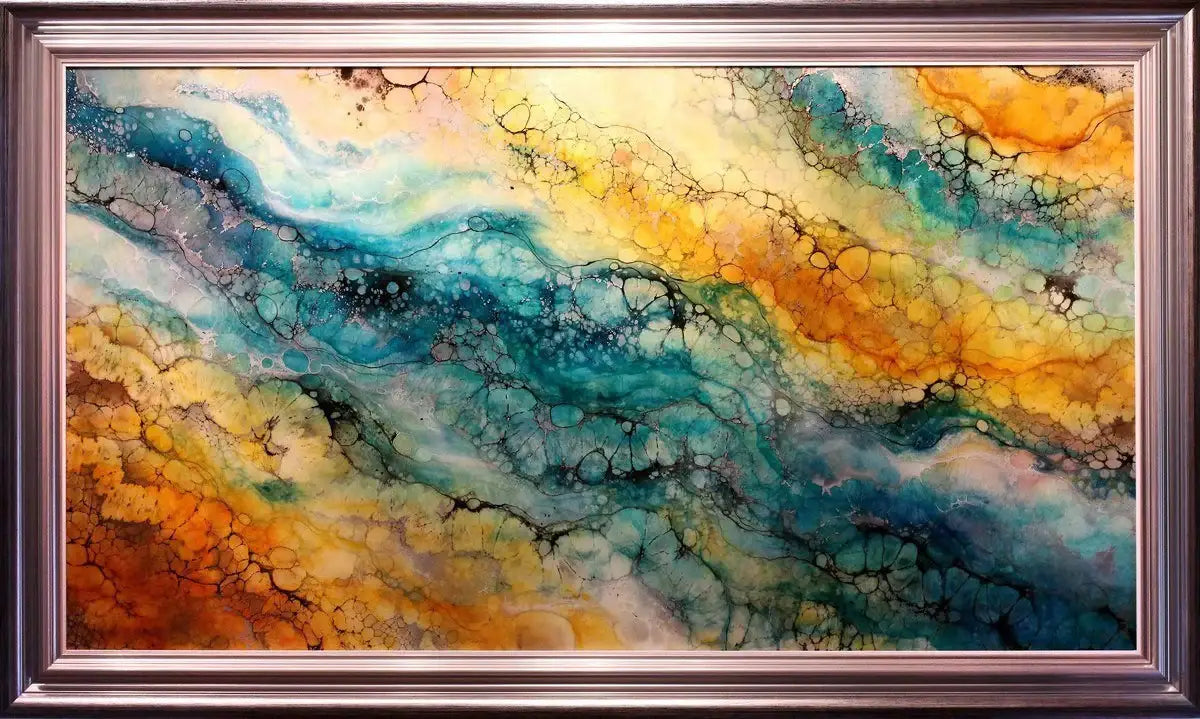 Nisyros - ORIGINAL - SOLD by artist Kerry Darlington - Wyecliffe Galleries