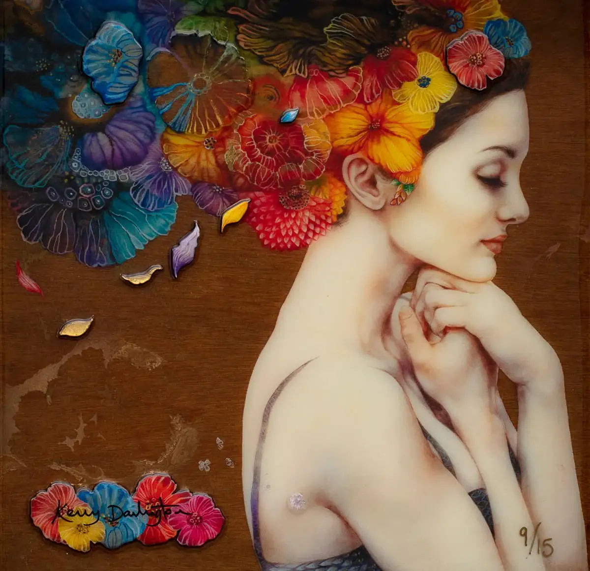 Not In The World - Unique Rare Edition - SOLD by artist Kerry Darlington - Wyecliffe Galleries