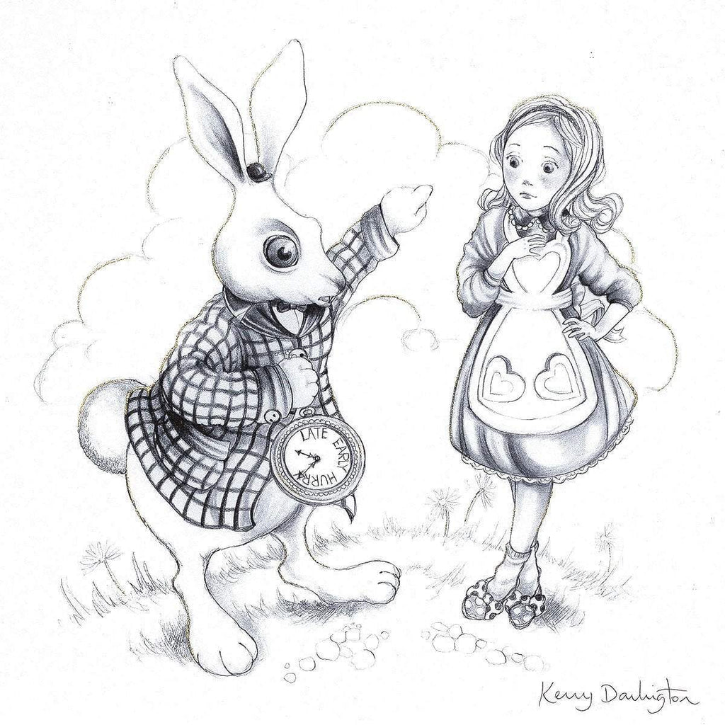 Oh My Fur and Whiskers Sketch - Edition by artist Kerry Darlington - Wyecliffe Galleries