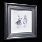 Oh My Fur and Whiskers & We're All Mad Here - Matching Sketch Boutique Edition SET - SOLD OUT by artist Kerry Darlington - Wyecliffe Galleries