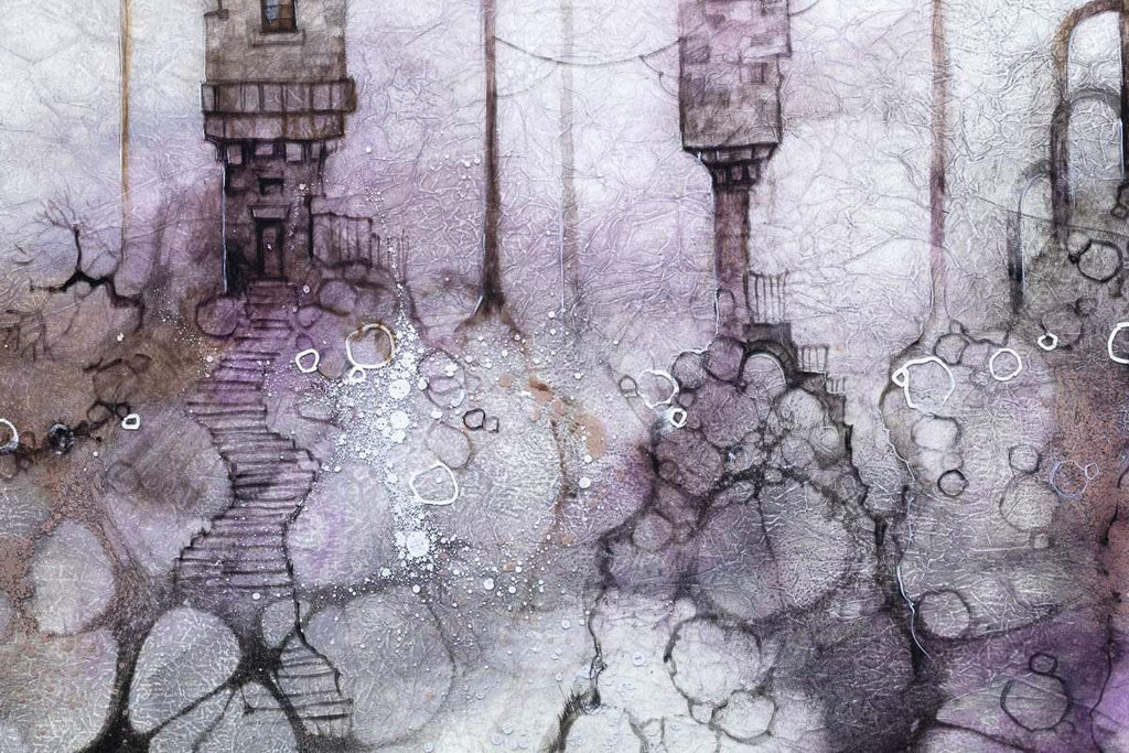 Olde Jericho - Original - SOLD by artist Kerry Darlington - Wyecliffe Galleries