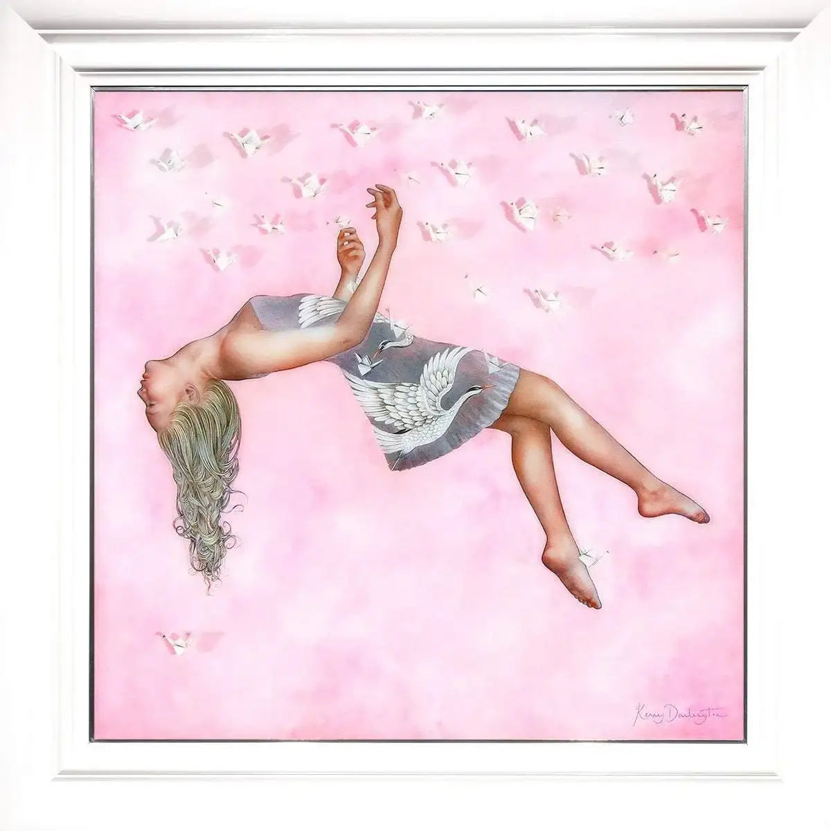 One Thousand Paper Cranes - Edition by artist Kerry Darlington - Wyecliffe Galleries