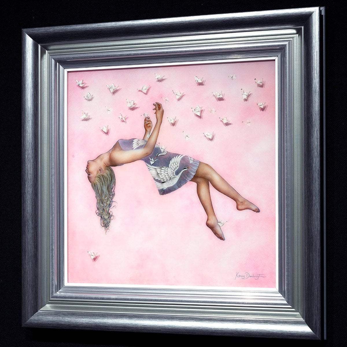 One Thousand Paper Cranes - Edition by artist Kerry Darlington - Wyecliffe Galleries