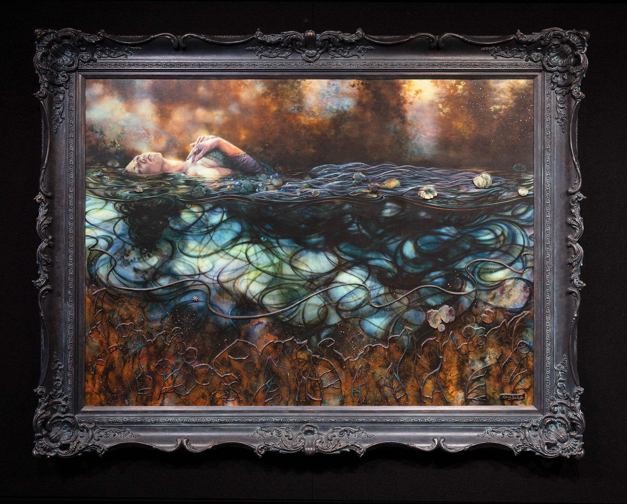 Ophelia - Edition SOLD by artist Kerry Darlington - Wyecliffe Galleries