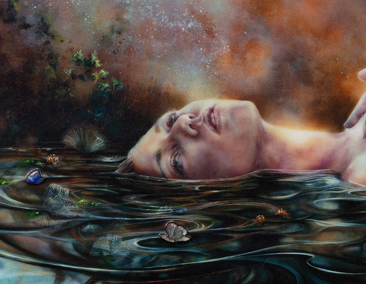 Ophelia - Edition SOLD by artist Kerry Darlington - Wyecliffe Galleries