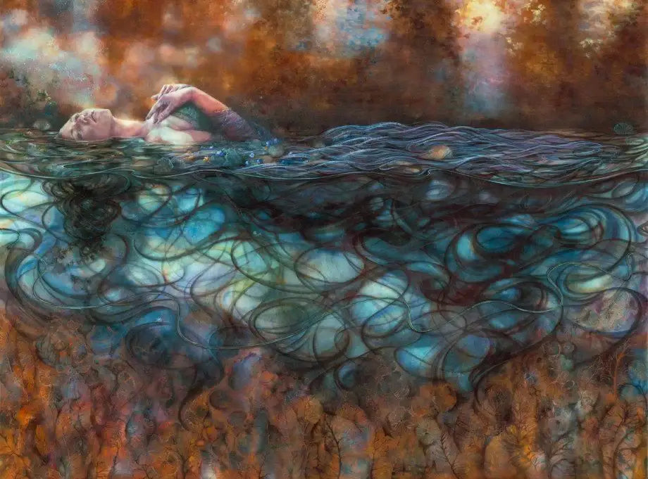 Ophelia - Edition SOLD by artist Kerry Darlington - Wyecliffe Galleries