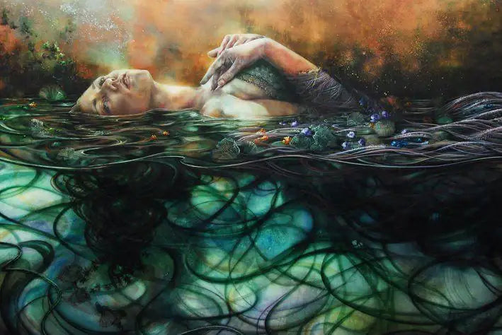 Ophelia - Edition SOLD by artist Kerry Darlington - Wyecliffe Galleries