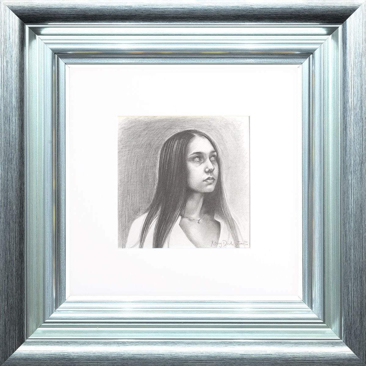 Ophelia - Sketch 2020 - Original - SOLD by artist Kerry Darlington - Wyecliffe Galleries