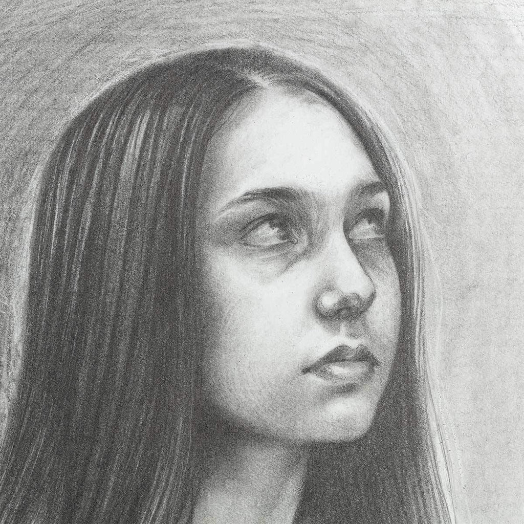 Ophelia - Sketch 2020 - Original - SOLD by artist Kerry Darlington - Wyecliffe Galleries