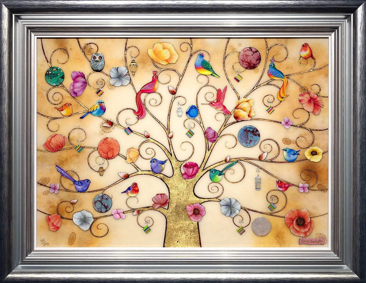 Oriental Gold - Edition by artist Kerry Darlington - Wyecliffe Galleries