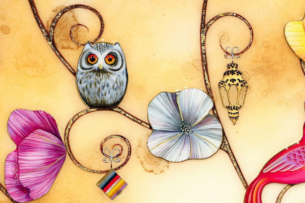 Oriental Gold - Edition by artist Kerry Darlington - Wyecliffe Galleries