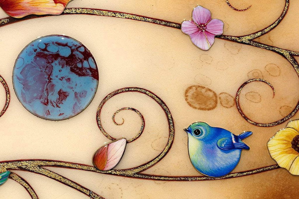 Oriental Gold - Edition by artist Kerry Darlington - Wyecliffe Galleries