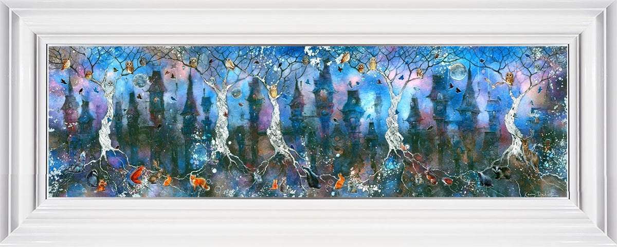Owlets Hollow - Original - SOLD by artist Kerry Darlington - Wyecliffe Galleries