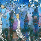 Owlets Hollow - Original - SOLD by artist Kerry Darlington - Wyecliffe Galleries