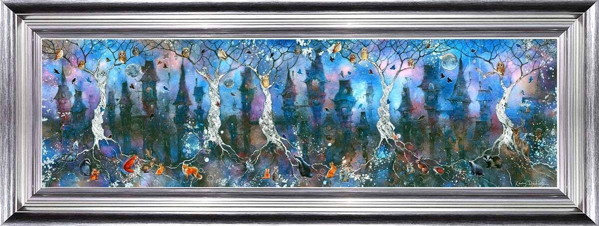 Owlets Hollow - Original - SOLD by artist Kerry Darlington - Wyecliffe Galleries
